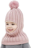 Baby Winter Hat Scarf Set, Unisex Infant Toddler Kids Hat Scarf by GZMM