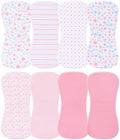 8 Pack Baby Burp Cloths, Unisex by Unknown