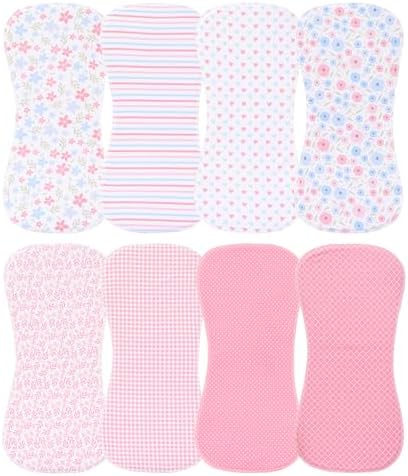 8 Pack Baby Burp Cloths, Unisex by Unknown