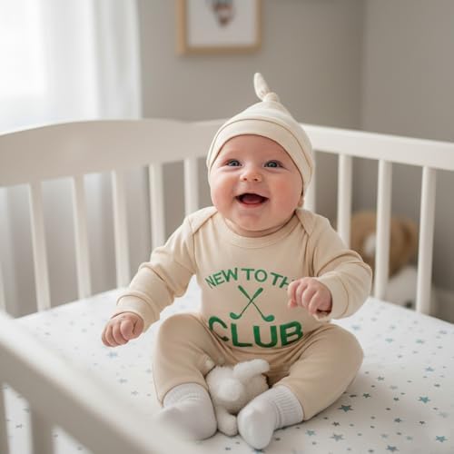 GRNSHTS Newborn Baby Boy Romper Coming Home Outfits Letter Print Bodysuit - Image 2