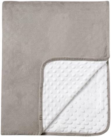 CREVENT Minky Baby Blanket for Girls Boys, Soft Plush Receiving Blanket for - Image 2