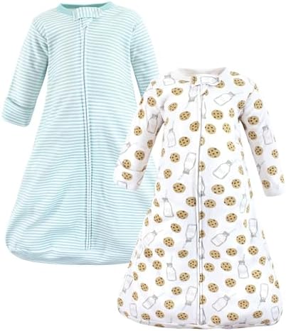 Hudson Baby Unisex Baby Cotton Long-Sleeve Wearable Sleeping Bag by HudsonBaby