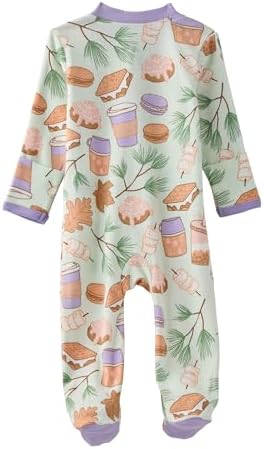 Butterblu Scout Sleep & Play 100% Organic Cotton Footed Zip Front PJs | GOTS - Image 3