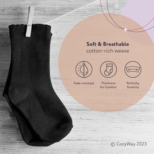 CozyWay Baby & Toddler Socks Ankle Comfy Cotton Socks - Image 4