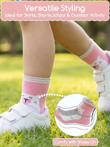 Aroveea Toddler Socks Non Slip Grip Ankle Baby 12 Pack - Image 4