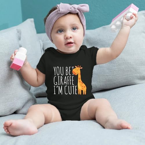 listery Funny Baby Clothes Boy Cute Giraffe Baby Funny Newborn - Image 3