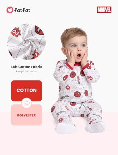 Disney Baby Boys Zip One-Piece Non-Slip Footie Romper - Image 4