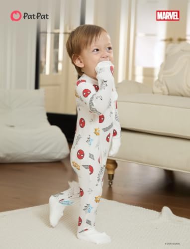 Disney Baby Organic Cotton Zip Footie Clothes Romper Outfit - Image 5
