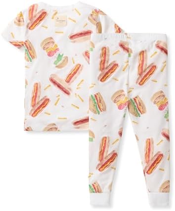 Burt's Bees Baby Unisex Honeysoft™ Lyocell, Tee and Long Pants PJ Set - Image 2