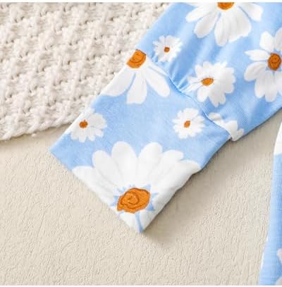 Mikrdoo Newborn Baby Girl Clothes Long Sleeve Romper - Image 5