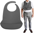 Silicone Adult Bib, Adjustable and Washable Bib by Tiwerlfe
