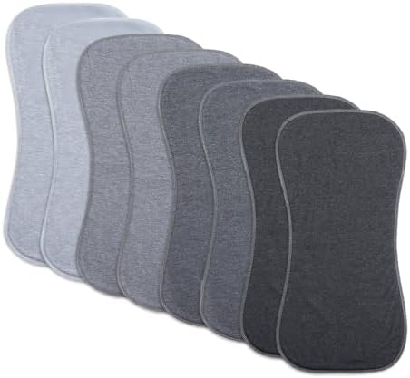 8 Pack Baby Burp Cloths, Unisex by Unknown