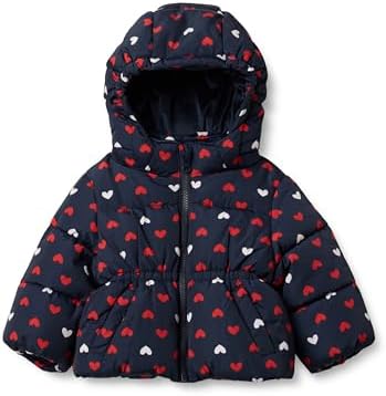 Amazon Essentials Baby-Girls Water-Repellent Hooded Puffer Jacket by AmazonEssentials