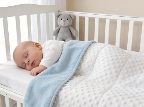 CREVENT Minky Baby Quilt Blanket - Image 3
