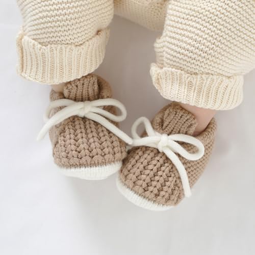 LAWKUL Baby Booties Knit Newborn Shoes - Image 4