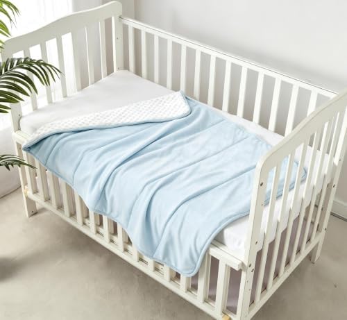 CREVENT Minky Baby Quilt Blanket by CREVENT