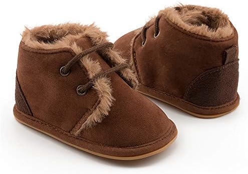 Meckior Baby Booties Newborn Infant Unisex Baby Girls Boys Velvet Rubber - Image 4