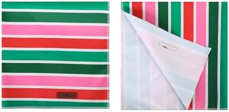 lionet paws Christmas Dog Bandana, Fabric Colorful Stripe Dogs Kerchief - Image 4