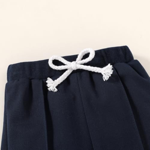 YOUNGER TREE Baby Clothes for Girls Boy Solid Color Hoodie and Sweatpants - Image 4