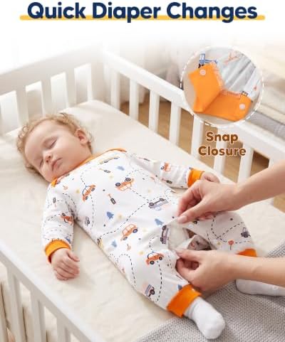 NZRVAWS Newborn Baby Boy Clothes Infant Romper 2-Pack outfit Cute Pattern - Image 3
