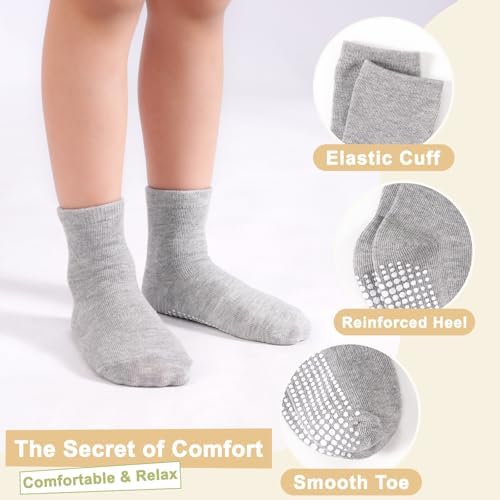HYCLES Non-Slip Toddler Socks, Girl Grip Socks - Image 4
