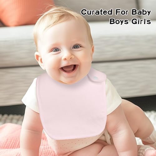 8 Pack Baby Bibs Unisex Adjustable - Image 7