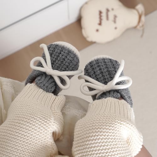 LAWKUL Baby Booties Knit Newborn Shoes - Image 3