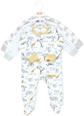 Hudson Baby Unisex Baby Cotton Sleep and Play - Image 2