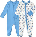 Aablexema Baby Rayon of Bamboo Footed Pajamas Zipper by Aablexema