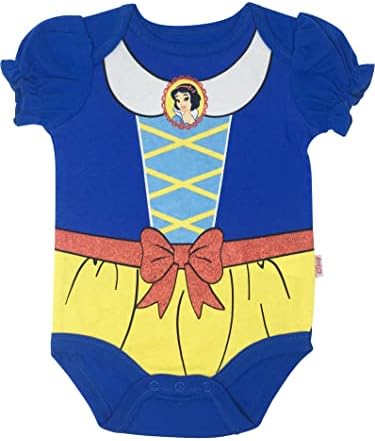 Disney Princess Ariel Cinderella Aurora Baby Girls Bodysuits and Headband - Image 7