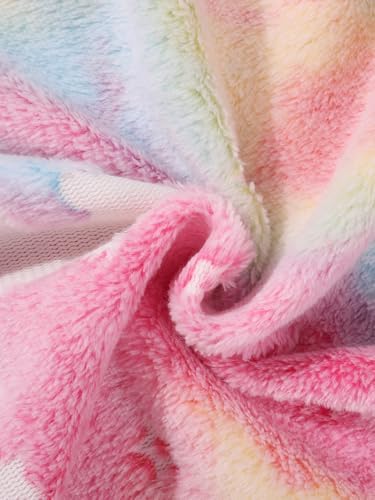 Toddler Baby Girl Fleece Jackets Fall Clothes Hooded Zip Fuzzy Coats - Image 4