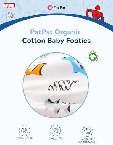 Disney Baby Organic Cotton Zip Footie Clothes Romper Outfit - Image 3