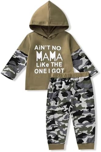 Aalizzwell Toddler Infant Baby Boys Hoodie Sweatshirt Pants Outfits Spring by Aalizzwell