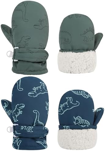 Infant Baby Toddler Winter Mittnes Lined Fleece Snow Gloves by UrbanVirgin