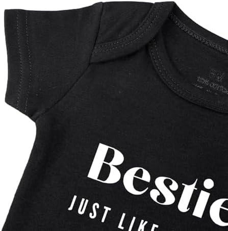Besties Just Like Our Moms Baby Bodysuit Best Friend Baby Bodysuit Mom Besties - Image 5