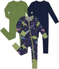 Jimonda Unisex Baby Zipper Footies Pajamas 3-Pack by JimondaBaby