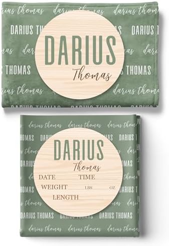 Personalized Baby Swaddle, Custom Name Blanket, Nursery Name Sign, Newborn by HickoryHollowDesigns
