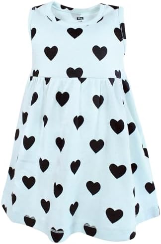 Hudson Baby Infant and Toddler Girls Cotton Dress and Cardigan Set - Image 4