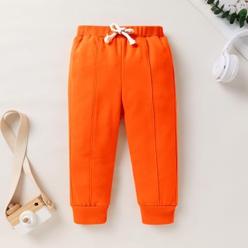 YOUNGER TREE Baby Clothes for Girls Boy Solid Color Hoodie and Sweatpants - Image 5