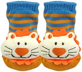 Bowbear Adorable Baby 6 Pair Non-Skid Bootie Socks - Image 3