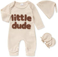 GRNSHTS Newborn Baby Boy Romper Coming Home Outfits Letter Print Bodysuit by GRNSHTS