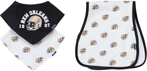 Gerber Baby Nfl Team Bandana Bibs and Burp Cloth Set by Gerber