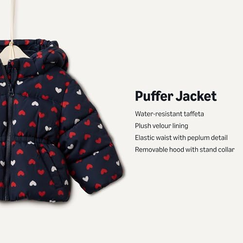 Amazon Essentials Baby-Girls Water-Repellent Hooded Puffer Jacket - Image 2
