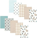 Luvable Friends Hudson Baby Flannel Burp Cloths 10pk, Forest Critters by Luvable+Friends