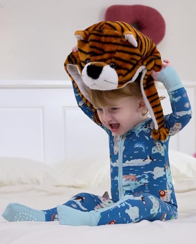 babee Reshinee Bamboo Viscose Baby Footie Pajama, Zipper Sleeper Boys Girls - Image 5