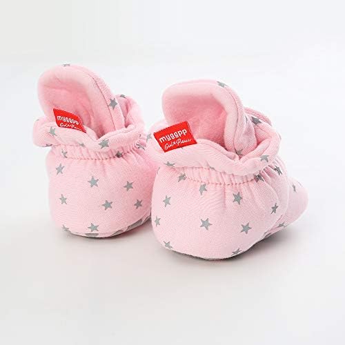 HsdsBebe Unisex Newborn Baby Cotton Booties Non-Slip Sole - Image 3
