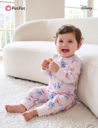 Disney Baby Organic Cotton Zip Footie Clothes Romper Outfit - Image 2