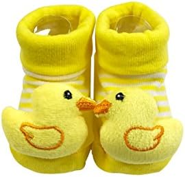 Bowbear Adorable Baby 6 Pair Non-Skid Bootie Socks - Image 4