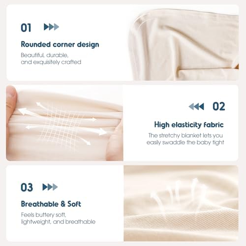 GRSSDER 2 Set Newborn Swaddle Blanket - Image 4