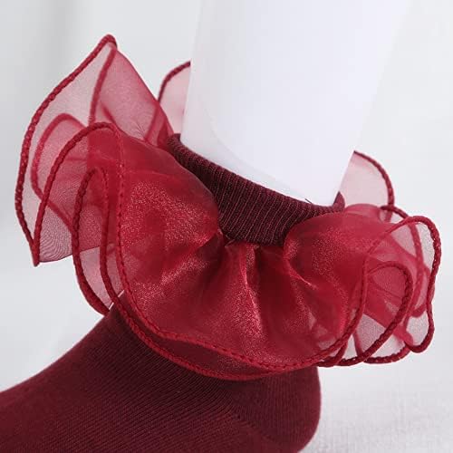 Newborn Baby-girls Socks and Bow Infant Toddler Ankle Socks - Image 4
